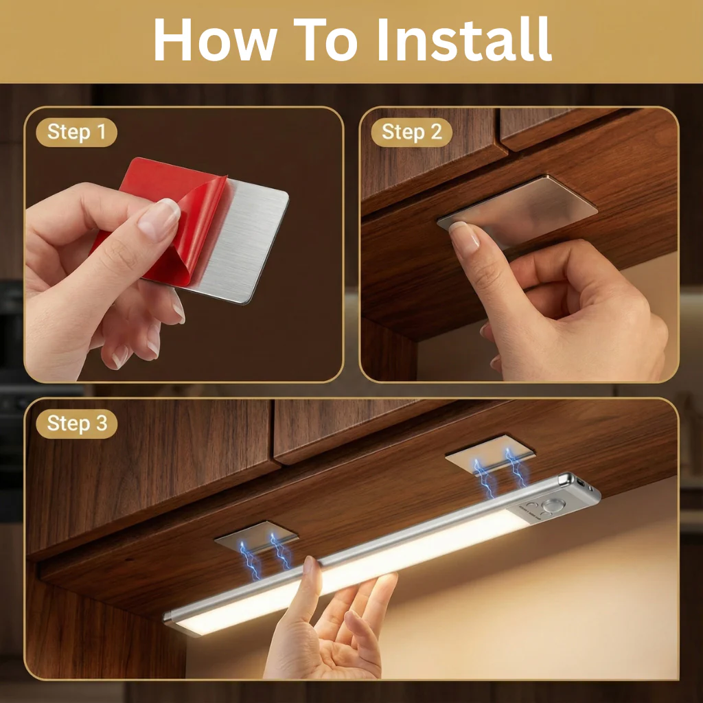 Bright Automatic USB Powered Closet Light