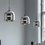 Nordic Black Glass Pendant Light