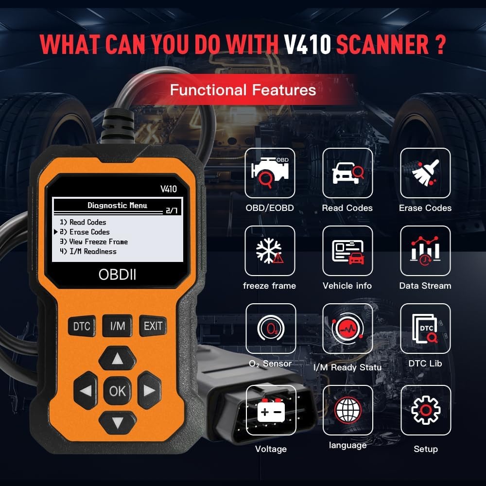 OBD2 Scanner V410 Car Diagnostic Tool