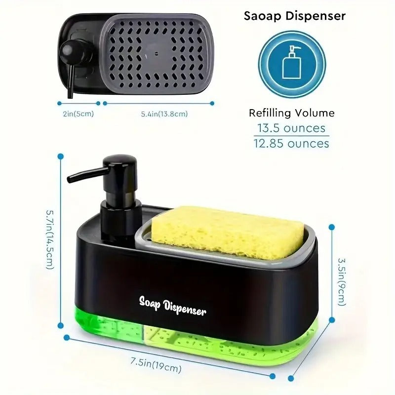 Multi-Functional Dish Soap Dispenser
