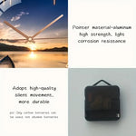 Creative Round Glass Wall Clock