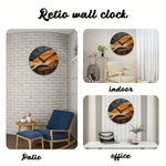 Creative Round Glass Wall Clock