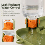 2-in-1 Leak-Resistant Folding Pet Travel Bottle & Bowl
