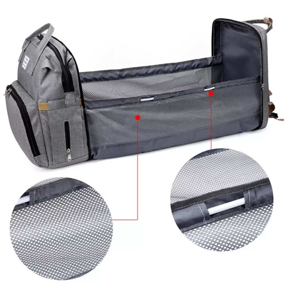 3-in-1 Diaper Bag Backpack with Changing Station