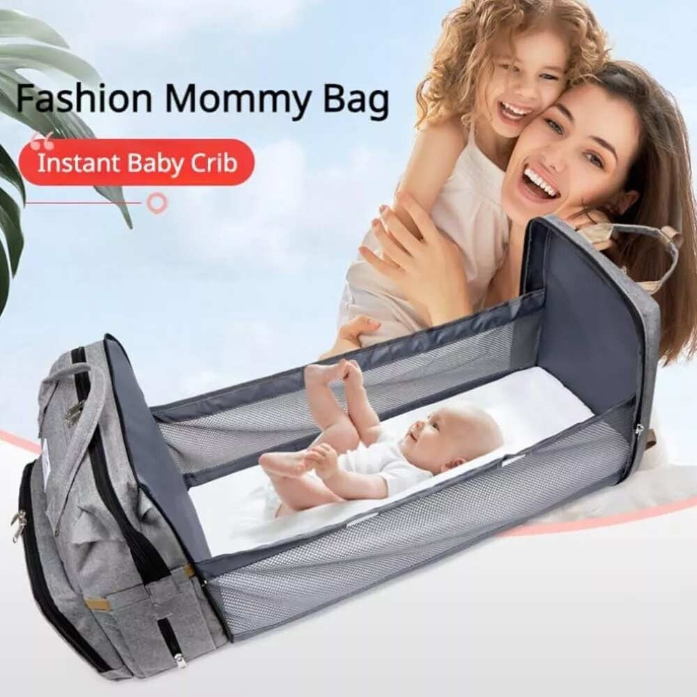 3-in-1 Diaper Bag Backpack with Changing Station