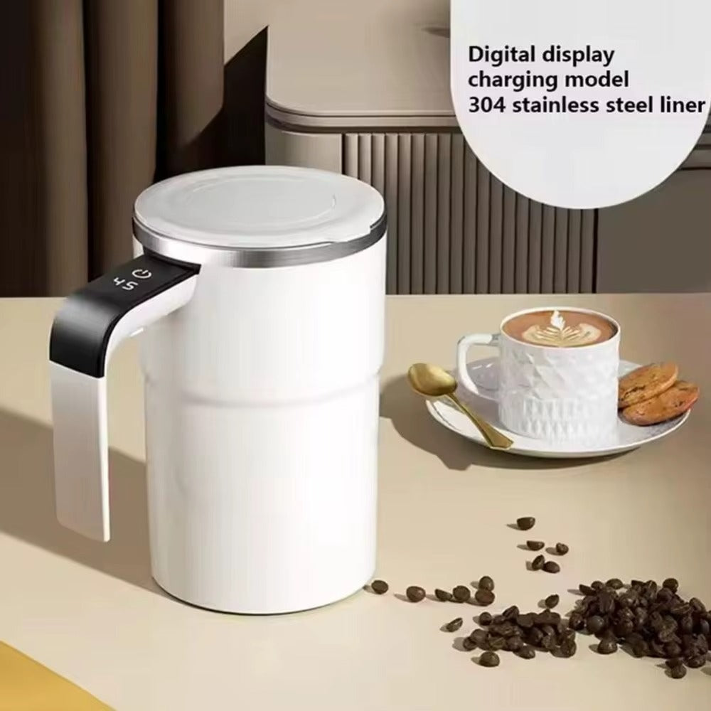 Intelligent Coffee Mug with Stirrer and Temp Control