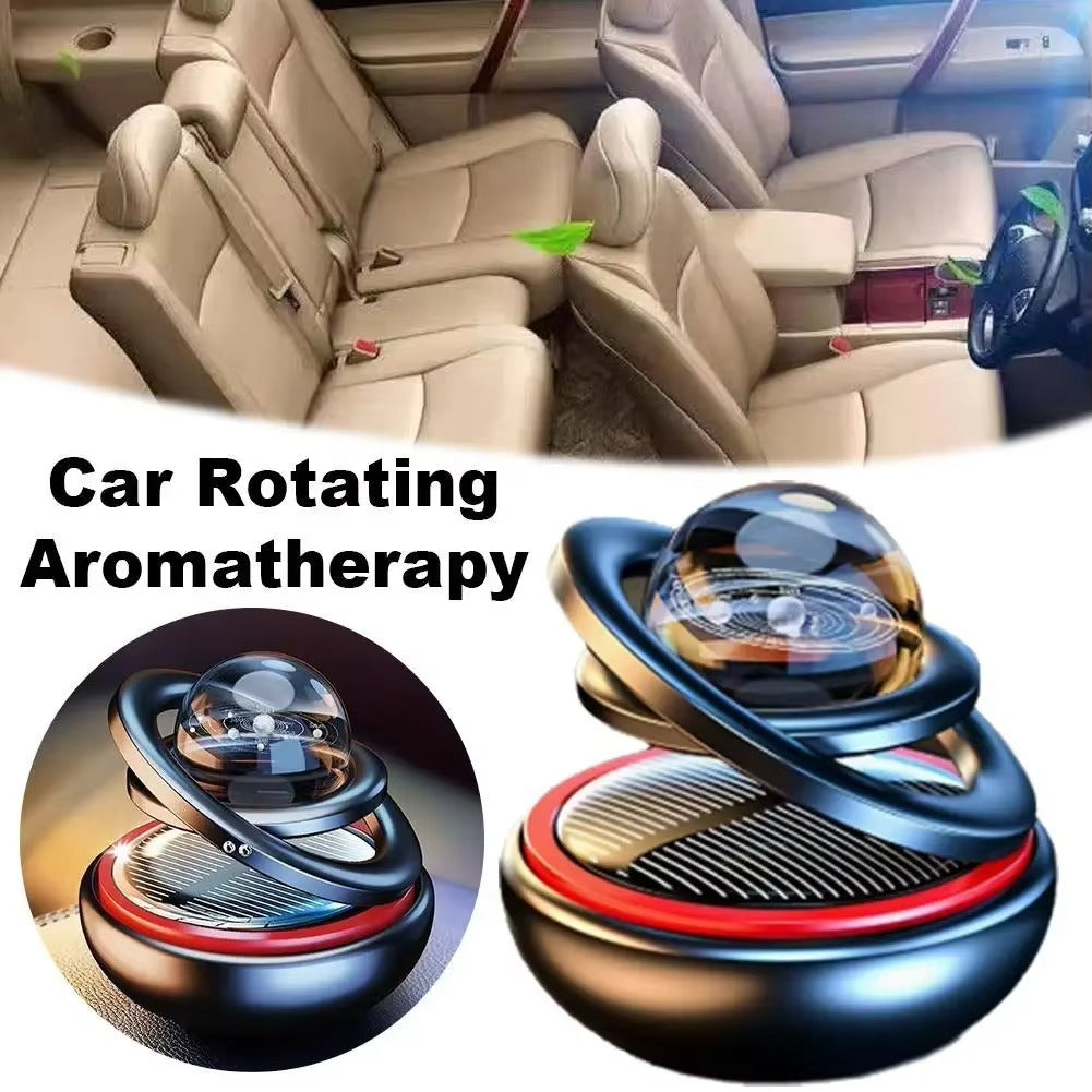 Crystal Car Air Freshener Ornament with LED Light