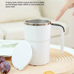 Intelligent Coffee Mug with Stirrer and Temp Control