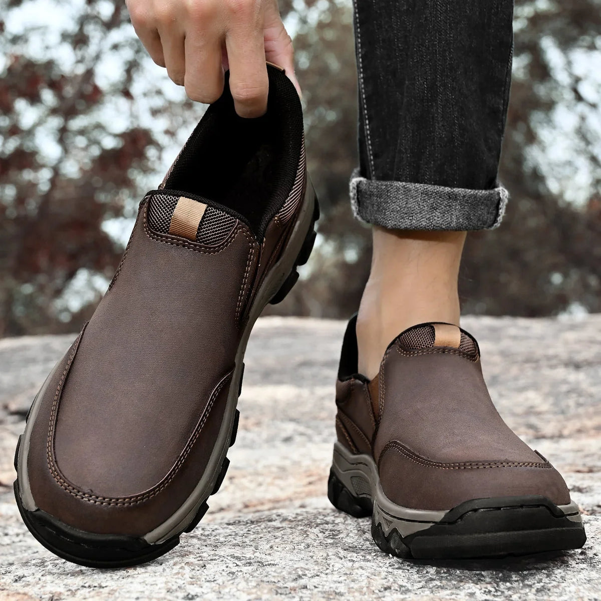 Men's Orthopedic Casual Slip-On Walking Shoes