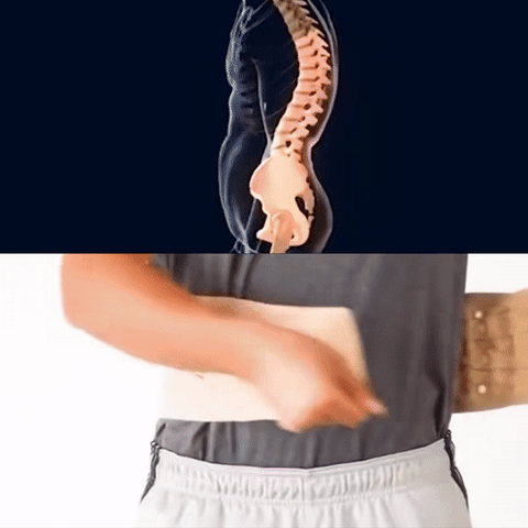 Lumbar Traction Brace for Lower Back – Inflatable Spinal Decompression Device for Men & Women