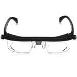 Dial-Adjustable Reading Glasses with Variable Focus Lenses for Near and Far Vision Clarity