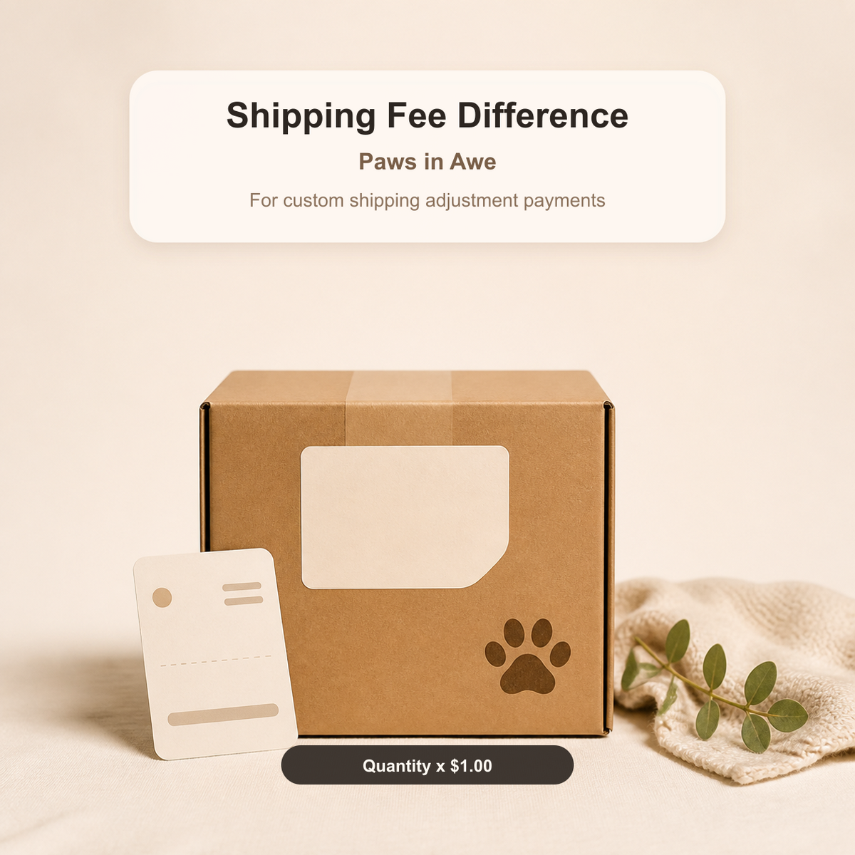 Dotisk Shipping Fee and Order Price Difference