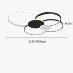 Dimmable LED Flush Mount Ceiling Light with Remote Control - Ultra-Slim Aluminum Design for Bedroom, Living Room & Kitchen