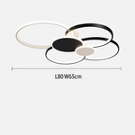 Dimmable LED Flush Mount Ceiling Light with Remote Control - Ultra-Slim Aluminum Design for Bedroom, Living Room & Kitchen