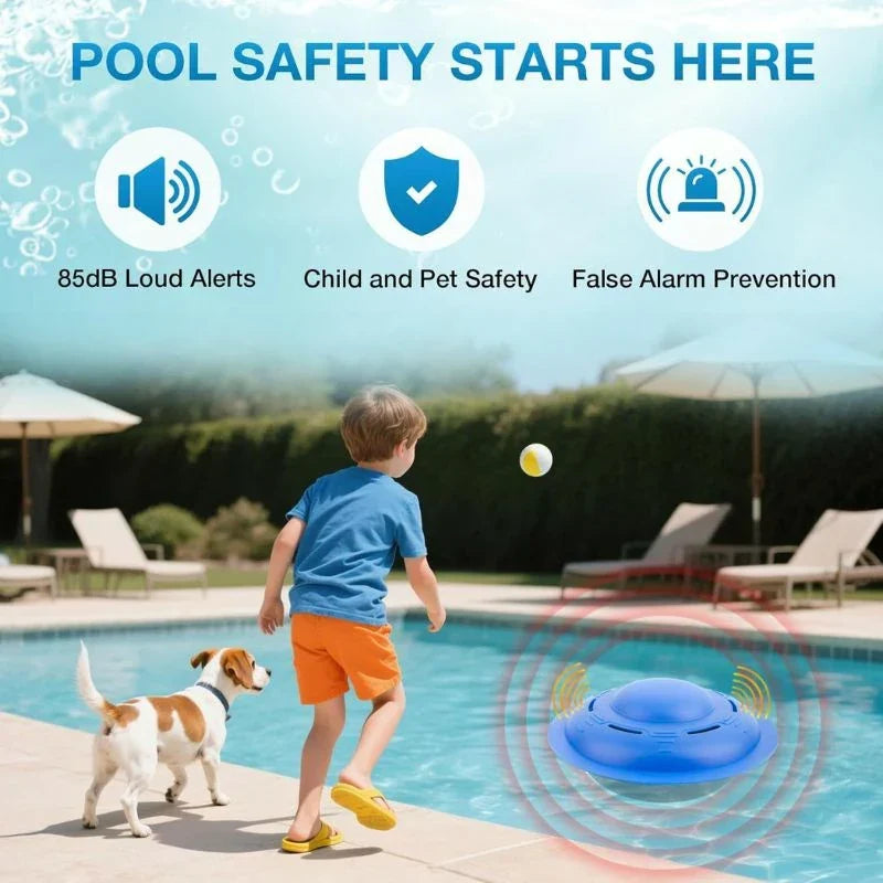 Pool Safety Alarm - Wireless Protection for Kids, Pets & All Pool Types