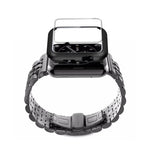 Metal Band and Protective Case Bundle for 38-44mm Apple Watch