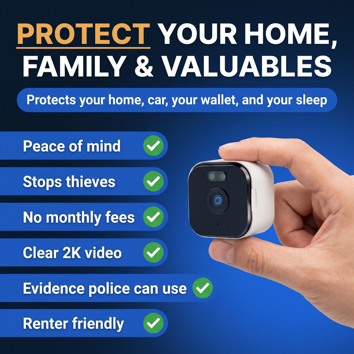 Indoor Window Security Camera