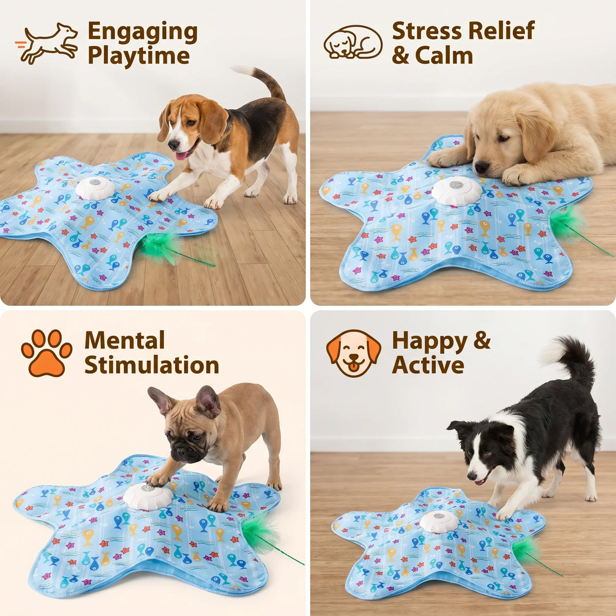 Automatic Dog Toy for Stress Relief and Playtime Fun