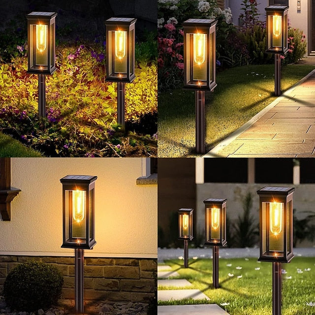 Waterproof Solar Garden Pathway Lights