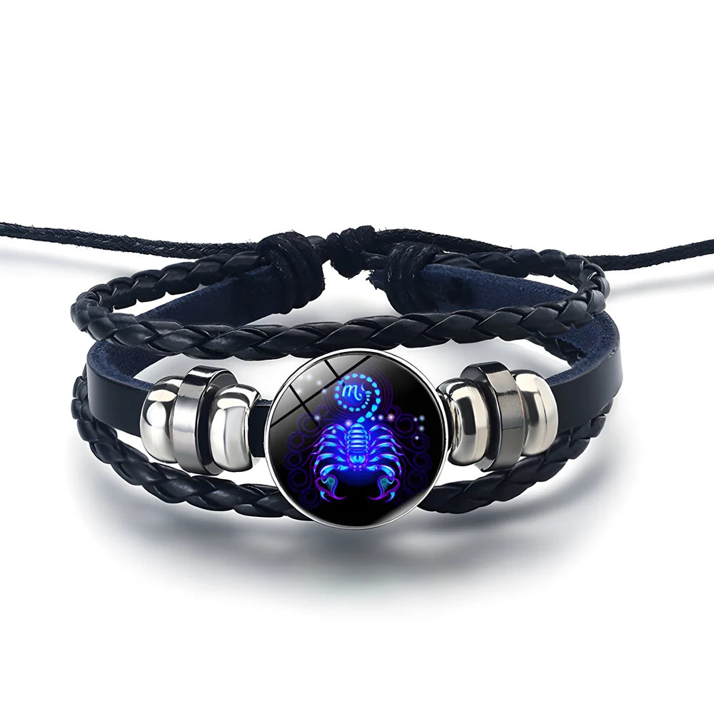 Blue Gemstone Beaded Bracelet