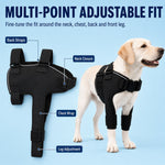 Dotisk Senior Dog Shoulder & Front Leg Support Brace for Cold Walks & Daily Comfort