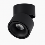 Adjustable LED Ceiling Spot Light Round Surface Mount Fixture – Dimmable, Frosted Finish, Multi-Room Use