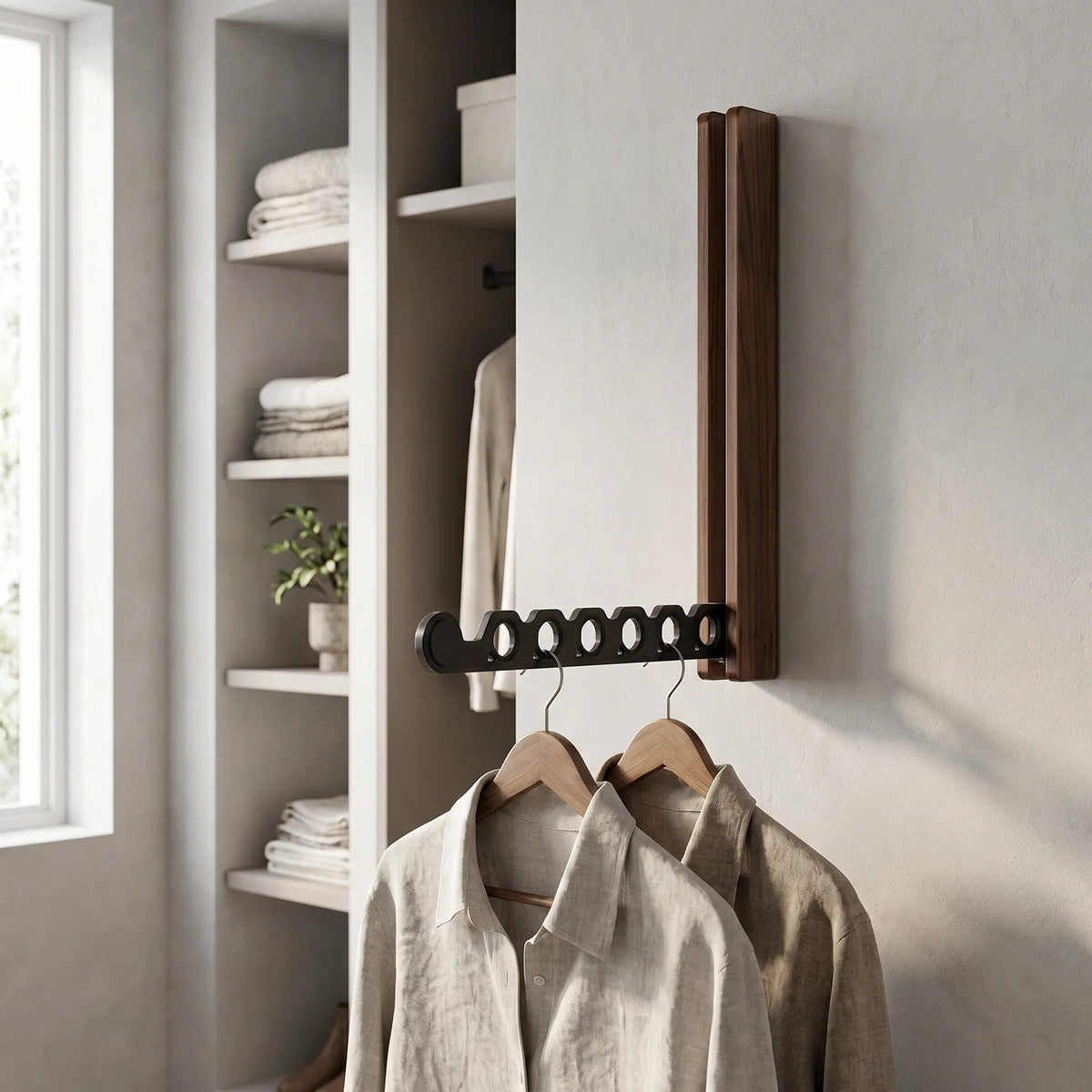 Timber Collapsible Hanger Rail