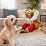 Dotisk Interactive Boxing Pet Puppet for Indoor Play – Squeeze-to-Punch Sound Toy for Bored Dogs & Cats