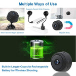 Magnetic Mini Surveillance Camera HD 1080p Wide Angle Night Vision Home Security Monitor