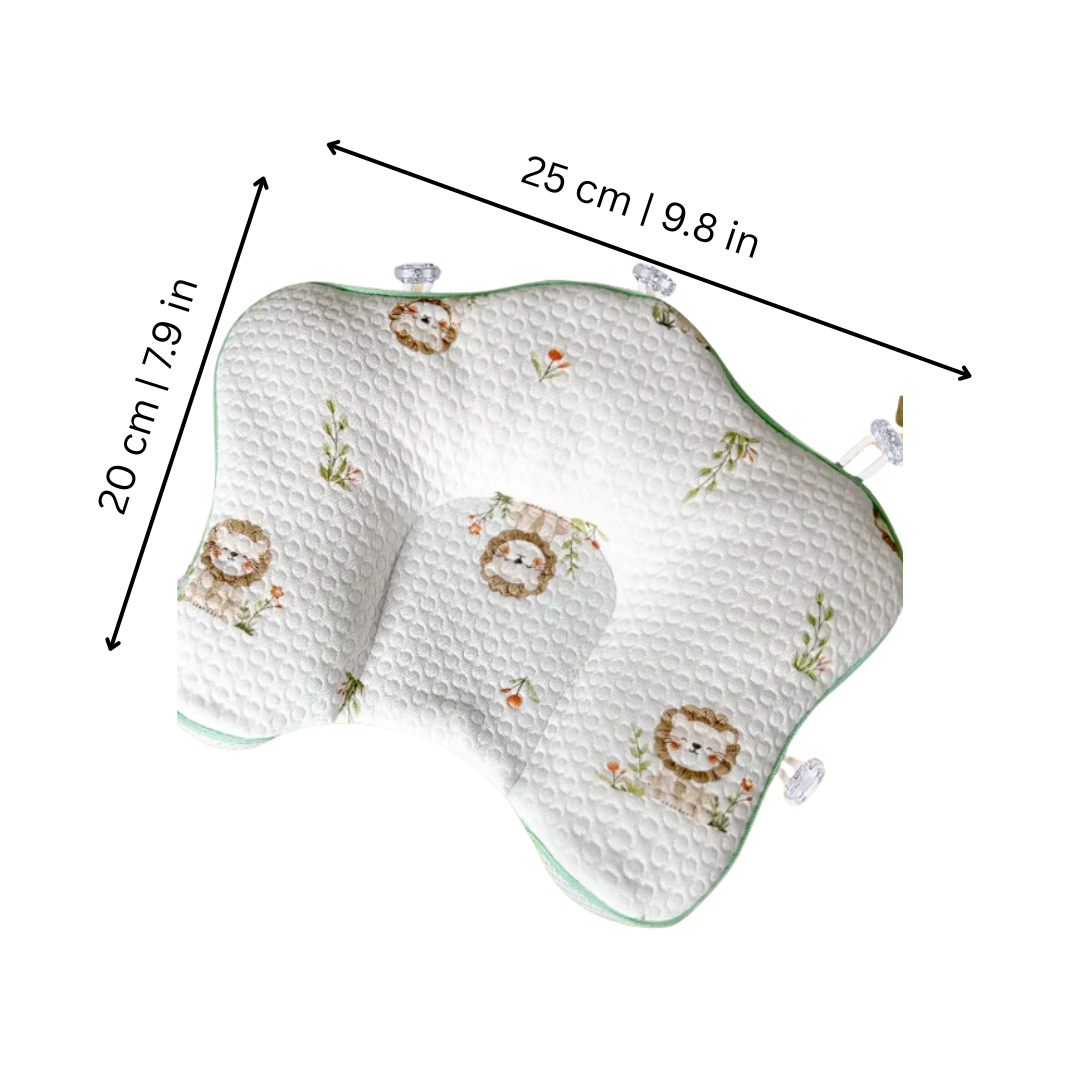 Multifunction U-Shaped Cotton Pillow with Cartoon Print