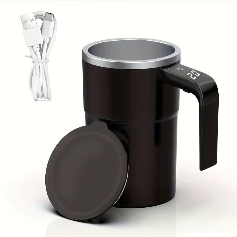 Intelligent Coffee Mug with Stirrer and Temp Control