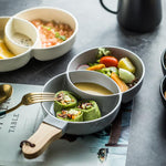 Venn Ceramic Snack Plate