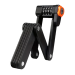 Heavy-Duty Folding Bike Lock with 4-Digit Combo Steel Chain Anti-Theft Security for Bicycles
