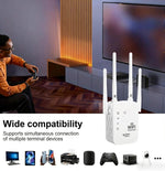 Dual-Band Outdoor WiFi Range Extender – Weatherproof 1200Mbps Booster for Yards, Patios & Garages